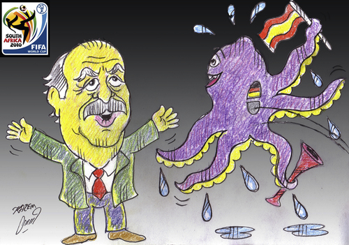 Cartoon: del bosque (medium) by Hossein Kazem tagged del,bosque