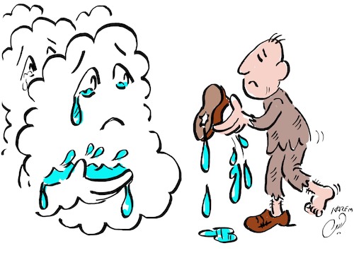 Cartoon: dont raining (medium) by Hossein Kazem tagged dont,raining