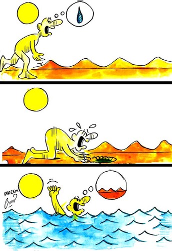 Cartoon: explorer (medium) by Hossein Kazem tagged explorer