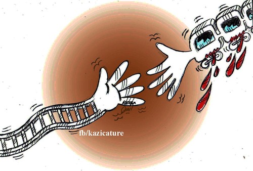 train crash in Spain By Hossein Kazem | Politics Cartoon | TOONPOOL