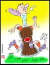 Cartoon: Advertising in football (small) by Hossein Kazem tagged advertising,in,football