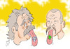 Cartoon: Albert Einstein (small) by Hossein Kazem tagged albert,einstein