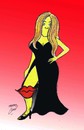 Cartoon: Angelina Jolie (small) by Hossein Kazem tagged angelina,jolie