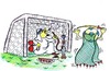 Cartoon: arabians in football world (small) by Hossein Kazem tagged arabians,in,football,world