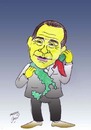 Cartoon: berlusconi (small) by Hossein Kazem tagged berlusconi