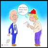 Cartoon: biden and god (small) by Hossein Kazem tagged biden,trump