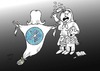 Cartoon: bluetooth (small) by Hossein Kazem tagged bluetooth