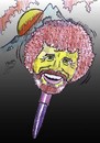 Cartoon: bob ross (small) by Hossein Kazem tagged bob,ross