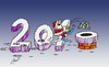 Cartoon: christmas2010 (small) by Hossein Kazem tagged christmas2010