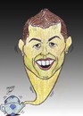 Cartoon: Cristiano Ronaldo (small) by Hossein Kazem tagged cristiano,ronaldo