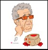Cartoon: dariush mehrjui (small) by Hossein Kazem tagged dariush,mehrjui