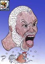 Cartoon: djibril cisse (small) by Hossein Kazem tagged djibril,cisse