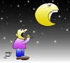 Cartoon: dont Yawn (small) by Hossein Kazem tagged dont yawn