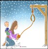 Cartoon: execution (small) by Hossein Kazem tagged execution