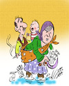 Cartoon: family (small) by Hossein Kazem tagged family