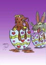 Cartoon: happy easter2010 (small) by Hossein Kazem tagged happy easter2010