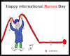 Cartoon: Happy international Nurses Day (small) by Hossein Kazem tagged happy,international,nurses,day