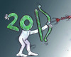 Cartoon: happy new year (small) by Hossein Kazem tagged happy,new,year