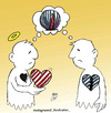 Cartoon: heart beat (small) by Hossein Kazem tagged heart,beat