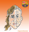 Cartoon: Johan Cruyff (small) by Hossein Kazem tagged johan,cruyff
