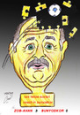Cartoon: luiz felipe scolari (small) by Hossein Kazem tagged luiz,felipe,scolari