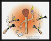 Cartoon: matches (small) by Hossein Kazem tagged matches