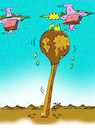 Cartoon: matches war (small) by Hossein Kazem tagged matches,war