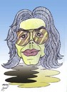 Cartoon: Micheal  Jackson (small) by Hossein Kazem tagged micheal jackson