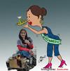 Cartoon: miss world (small) by Hossein Kazem tagged miss,world