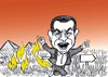 Cartoon: mubarak (small) by Hossein Kazem tagged mubarak