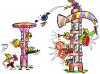 Cartoon: neighbor (small) by Hossein Kazem tagged neighbor