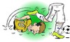 Cartoon: neymar (small) by Hossein Kazem tagged neymar