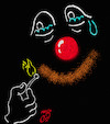 Cartoon: no comment (small) by Hossein Kazem tagged no,comment