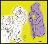Cartoon: nurses day (small) by Hossein Kazem tagged nurses,day