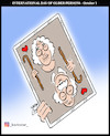 Cartoon: older persons (small) by Hossein Kazem tagged international,day,of,older,persons