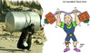 Cartoon: olympic (small) by Hossein Kazem tagged olympic