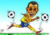 Cartoon: rivaldo (small) by Hossein Kazem tagged rivaldo