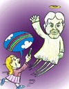 Cartoon: Rumen Dragostinov-cartoonist (small) by Hossein Kazem tagged rumen,dragostinov,cartoonist