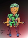 Cartoon: soldier (small) by Hossein Kazem tagged soldier