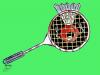 Cartoon: tennis (small) by Hossein Kazem tagged tennis