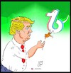 Cartoon: trump tiktok (small) by Hossein Kazem tagged trump,tiktok