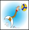 Cartoon: turkish women volleyball (small) by Hossein Kazem tagged turkish,women,vollyball