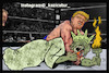 Cartoon: wwe trump (small) by Hossein Kazem tagged wwe trump