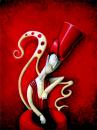 Cartoon: repouso (small) by fabrini tagged acrylic,painting,fabrini