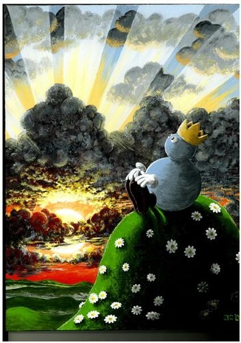 Cartoon: Königsberg (medium) by kunstkai tagged natur,schön,sonnenaufgang,idylle,sonne,königsberg,berg,könig,illustration,kunstkai