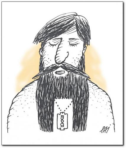 Cartoon: no title (medium) by penapai tagged beard