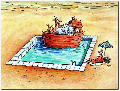 Cartoon: NOAH Pool (medium) by penapai tagged arch,noah