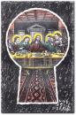 Cartoon: last supper (small) by penapai tagged secret