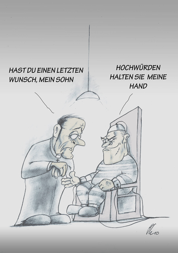 Cartoon: Elektrischer Stuhl (medium) by philipolippi tagged elektrischer,stuhl,hinrichtung,hochwürden