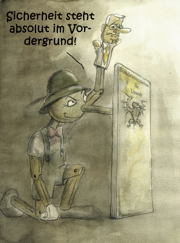 Cartoon: Röttgens Wahrheit (medium) by philipolippi tagged atomkraft,norbert,röttgen,umweltminister